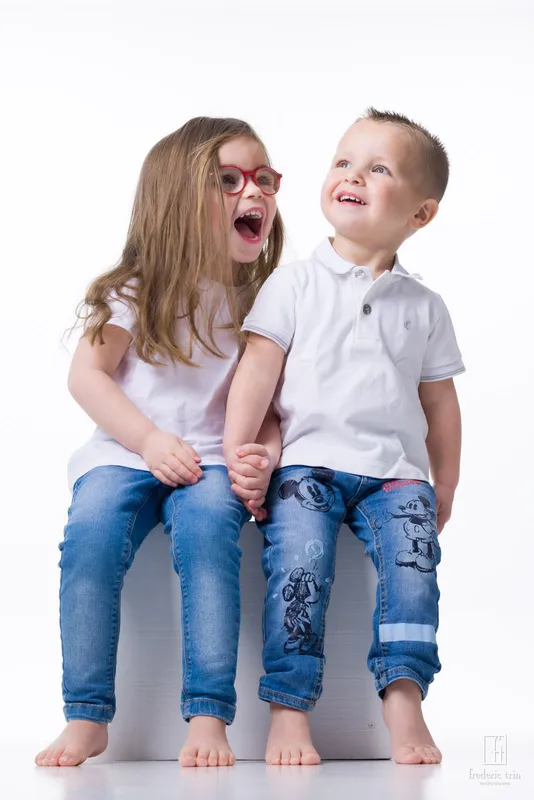 Séance photo famille en studio à Chabeuil - Frédéric Trin photographe