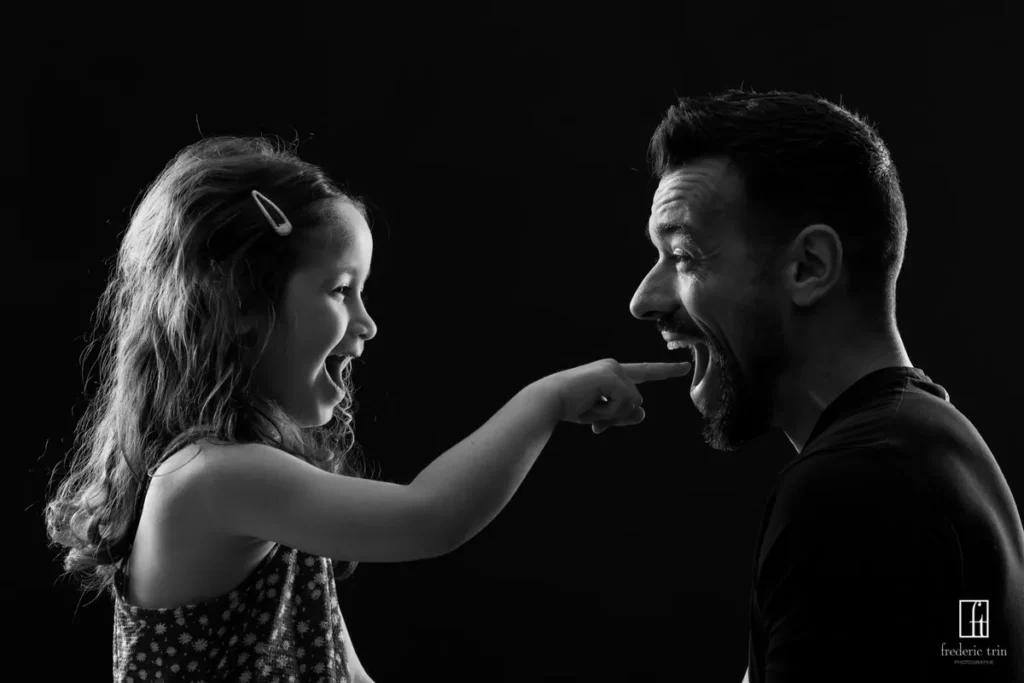 Séance photo famille en studio à Charpey - Frédéric Trin photographe